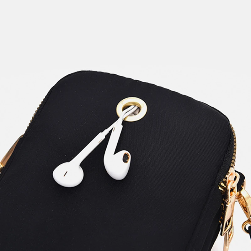 Small Phone Shoulder Bag with Zipper — Image 21