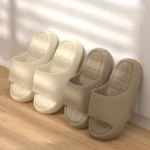Bath Slippers with Plush Sole — Image 2