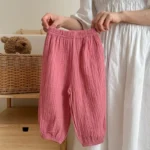 Kids' Solid Lightweight Pants for Summer — Image 5