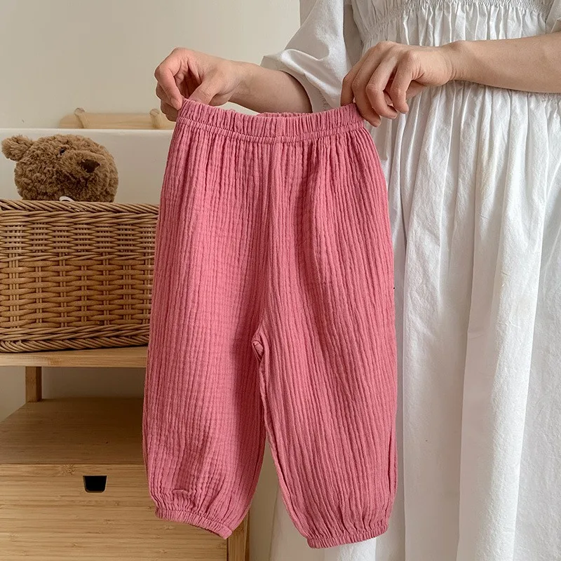 Kids' Solid Lightweight Pants for Summer