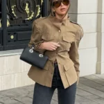 بليزر بأكمام طويلة وجيب — صورة 3