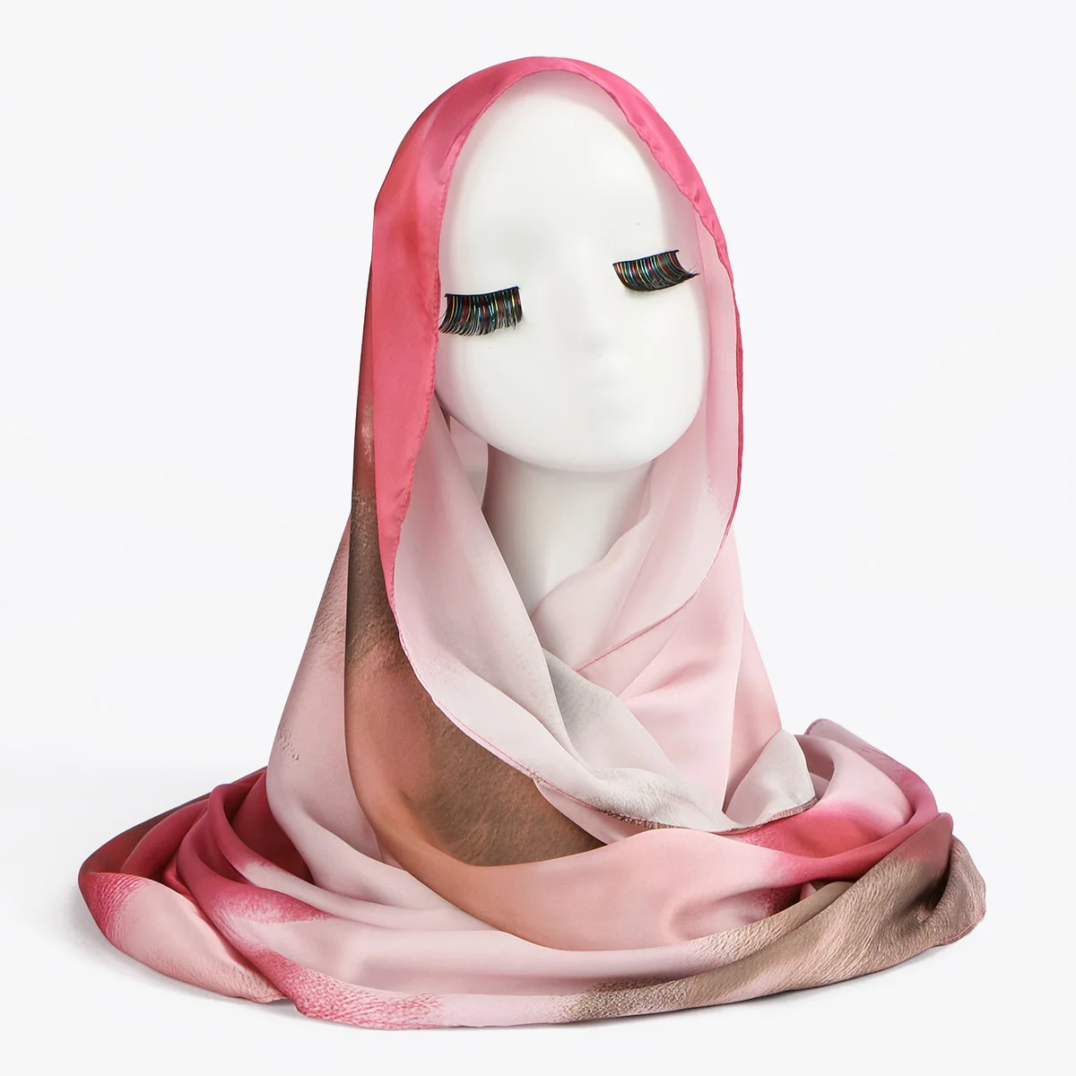 طرحة ساتان طويلة طرحة ساتان طويلة