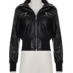 Classic Faux Leather Jacket — Image 5