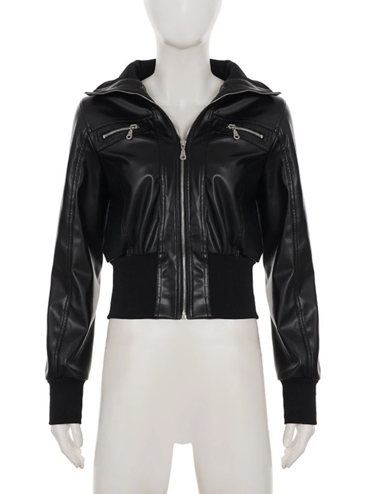 Classic Faux Leather Jacket