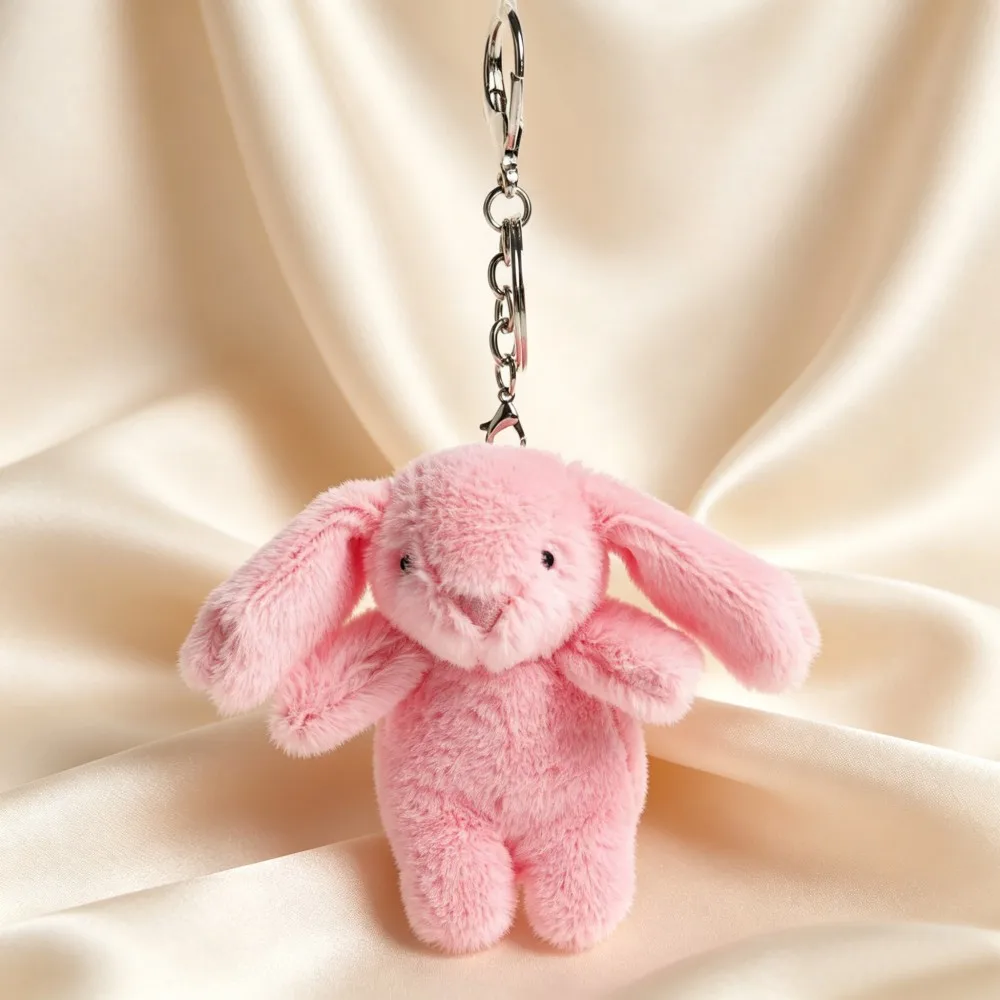 Velvet Bunny Keychain