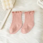 جوارب بناتي قصيرة بكشكش ناعم — صورة 5