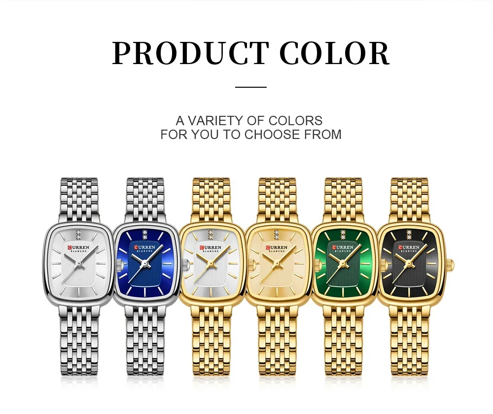 Casual Stainless Steel Watch