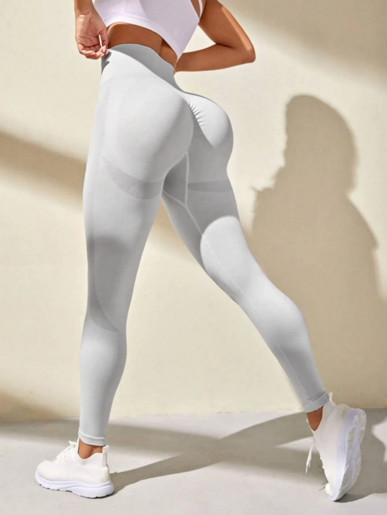 Seamless Butt-Lifting High-Waisted Yoga Athletic Pants