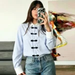 Oversized Striped Shirt — Image 5