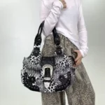Girls' Y2K Leopard Print Shoulder Bag — Image 3