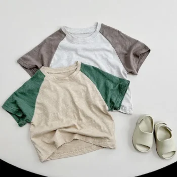 Boys' Vintage Short Sleeve Summer T-Shirt