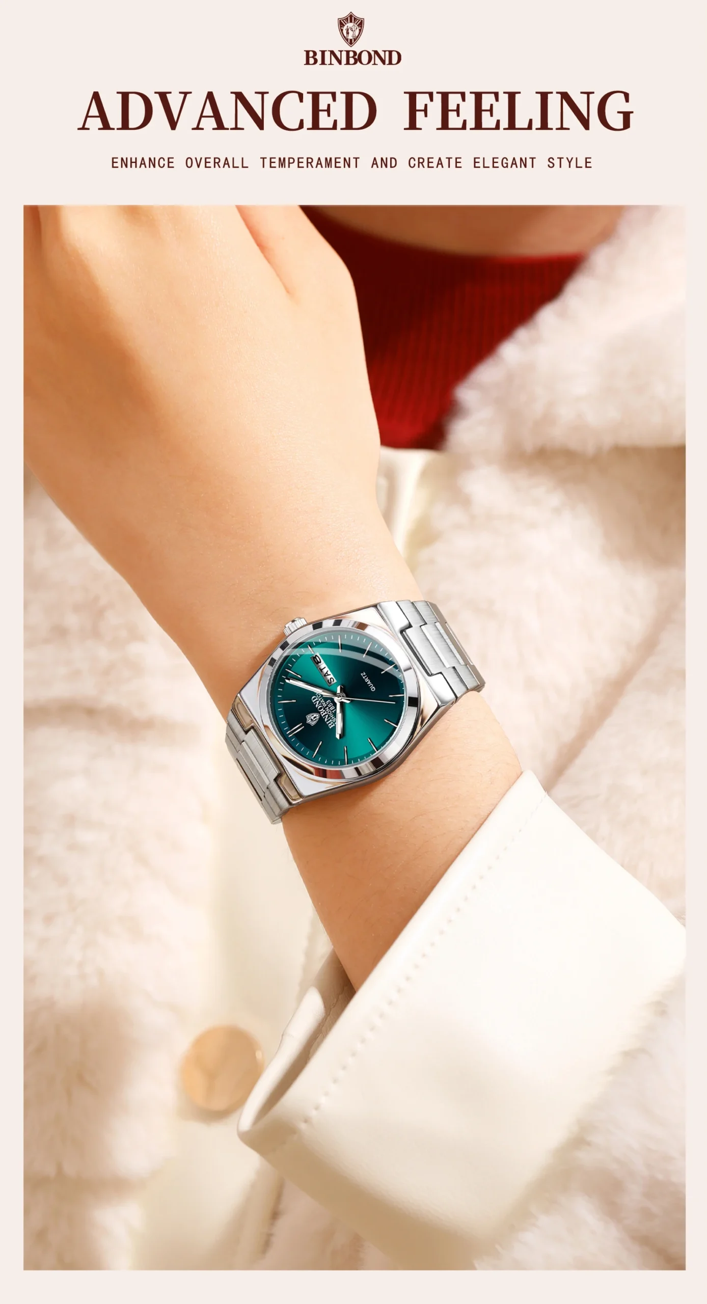 Women's Watch with Luminous Hands