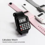 Kids' Calculator Watch with Rubber Wristband — Image 2