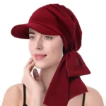 Solid Color Turban with Front Edge — Image 4