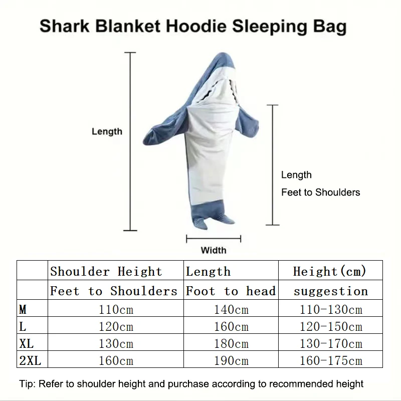 Winter Hooded Shark Lounge Pajamas