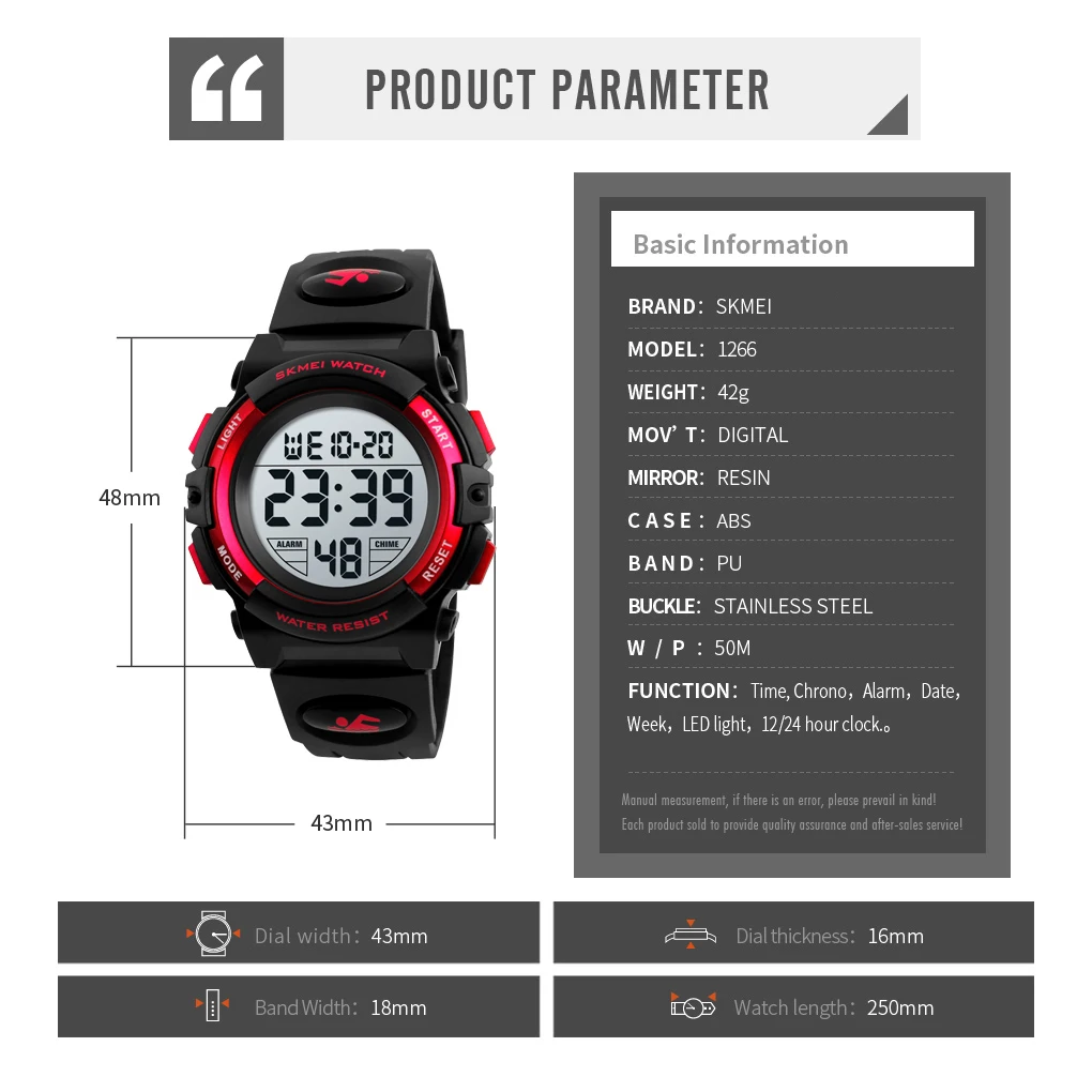 Girls' Water-Resistant Watch