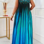 Color Gradient Summer Maxi Dress — Image 3