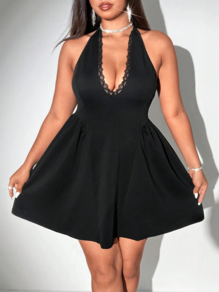 V-Neck Spring and Summer Dress