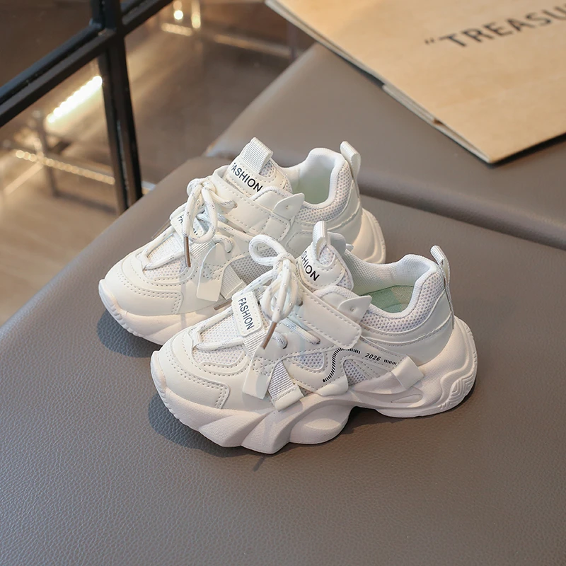 Girls' Lightweight Thick Sneakers