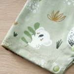 Baby Romper with Cute Animal Print — Image 5