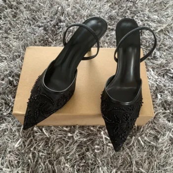 Embroidered High Heels