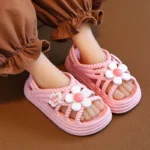 Kids' Floral Summer Slippers — Image 5
