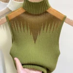 Knitted Mesh Tank Top — Image 5