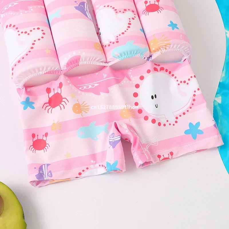 Kids' One-Piece Swimsuit with Playful Print