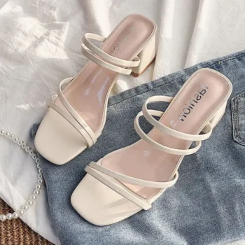 Casual High-Heel Summer Sandals