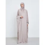 Long Sleeve Prayer Abaya with Hood