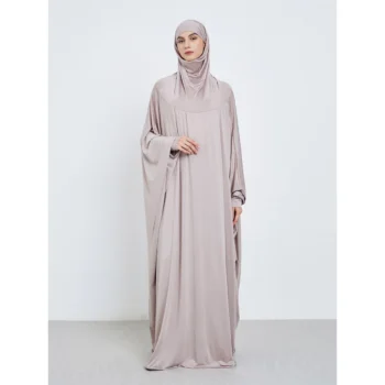 Long Sleeve Prayer Abaya with Hood