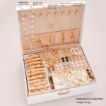 Gold-Tone Pearl Jewelry Set — Image 6