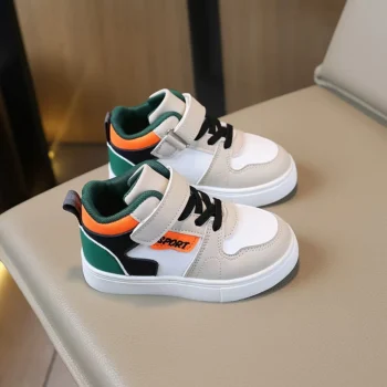 Baby Casual Lightweight Lace Sneakers with Drawstring