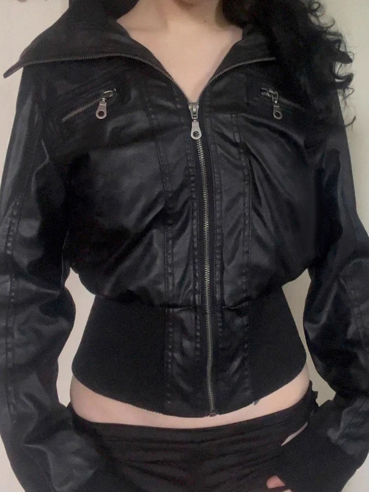 Classic Faux Leather Jacket