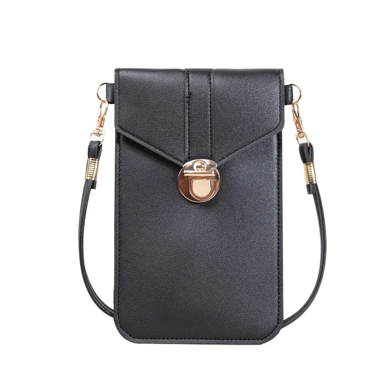 Shoulder Bag with Lock and Touch Screen