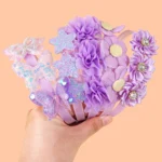 5-Piece Floral Chiffon Hair Accessory — Image 6