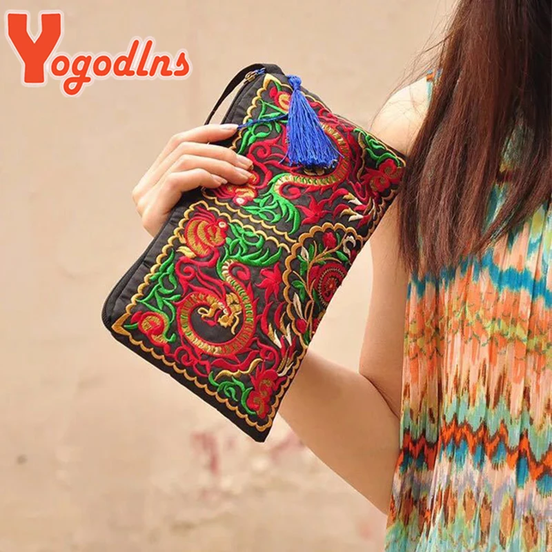 Heritage-Style Embroidered Handbag