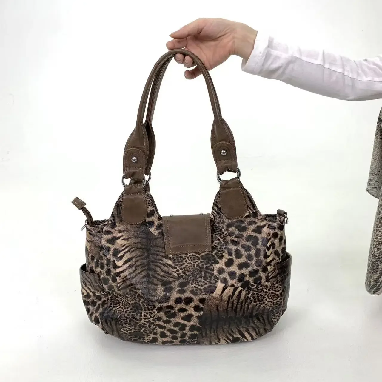 Girls' Y2K Leopard Print Shoulder Bag — Image 26