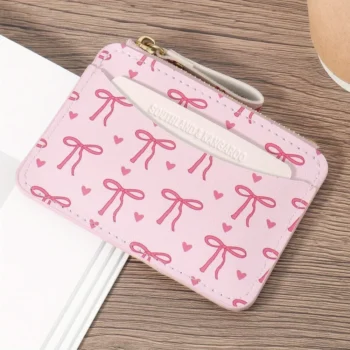 Slim Card Holder with Bow