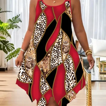 Geometric Asymmetric Dress