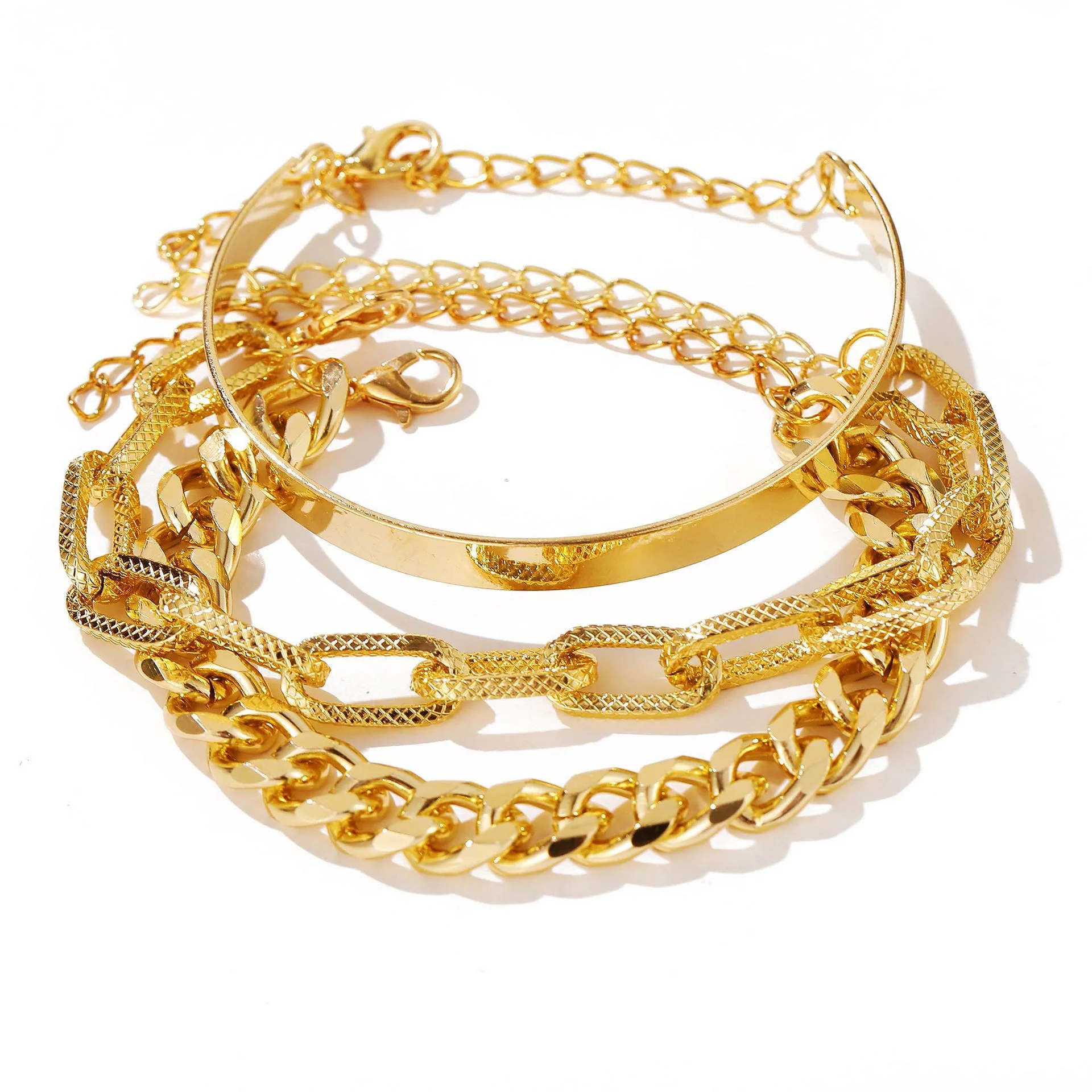 Bohemian Metal Chain Bracelet Set