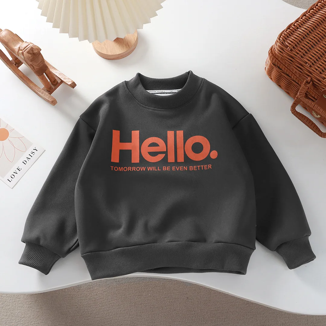 Kids' Letter Print Sweatshirt