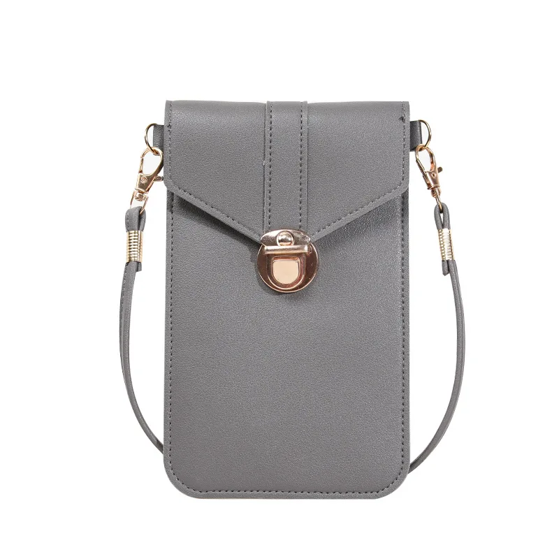 Shoulder Bag with Lock and Touch Screen