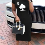Short Sleeve Long T-Shirt Dress — Image 5