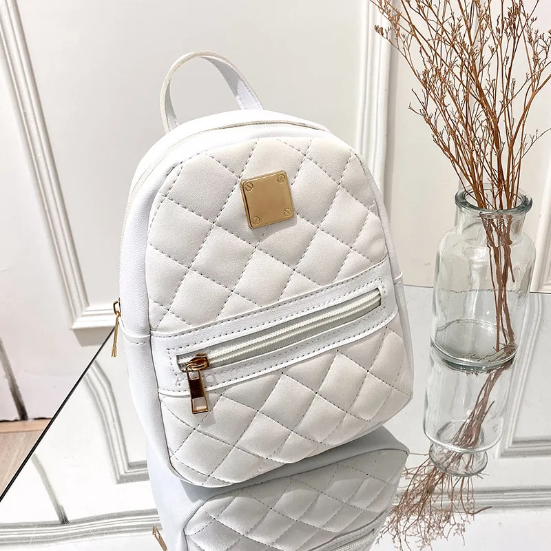 Korean-Style Embroidered Backpack