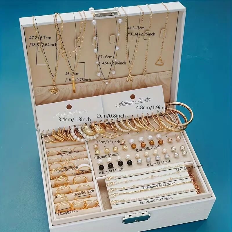 86-Piece Pearl Jewelry Set