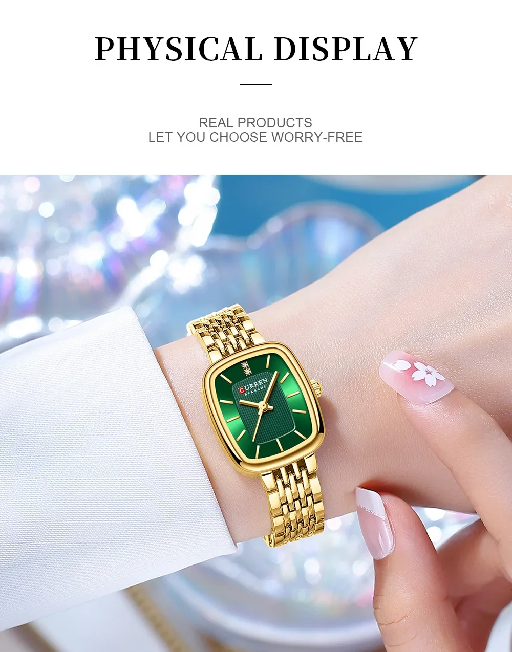 Casual Stainless Steel Watch
