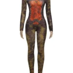 Round Neck Tie-Dye Sports Jumpsuit — Image 6