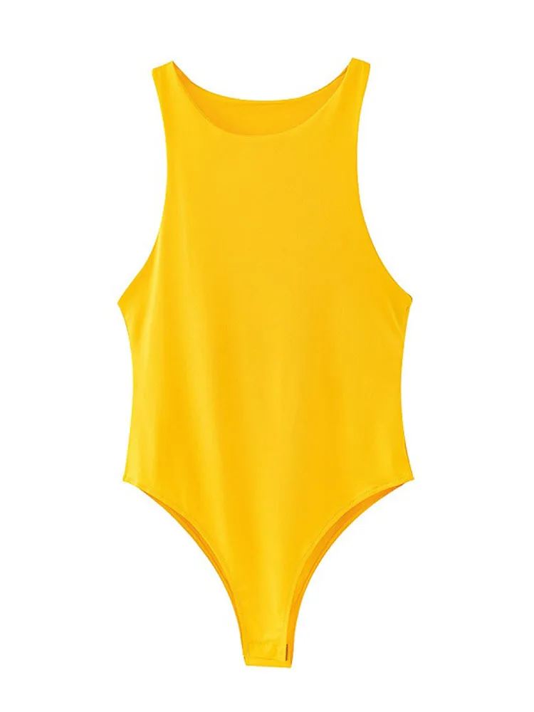Bodycon Solid Summer Bodysuit
