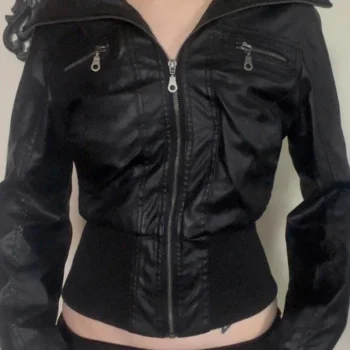 Classic Faux Leather Jacket
